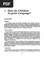 Language Development in Early Childhood | PDF | Language