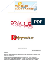 Manual de Iniciación A Oracle