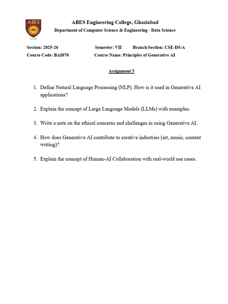Assignment 5 | PDF