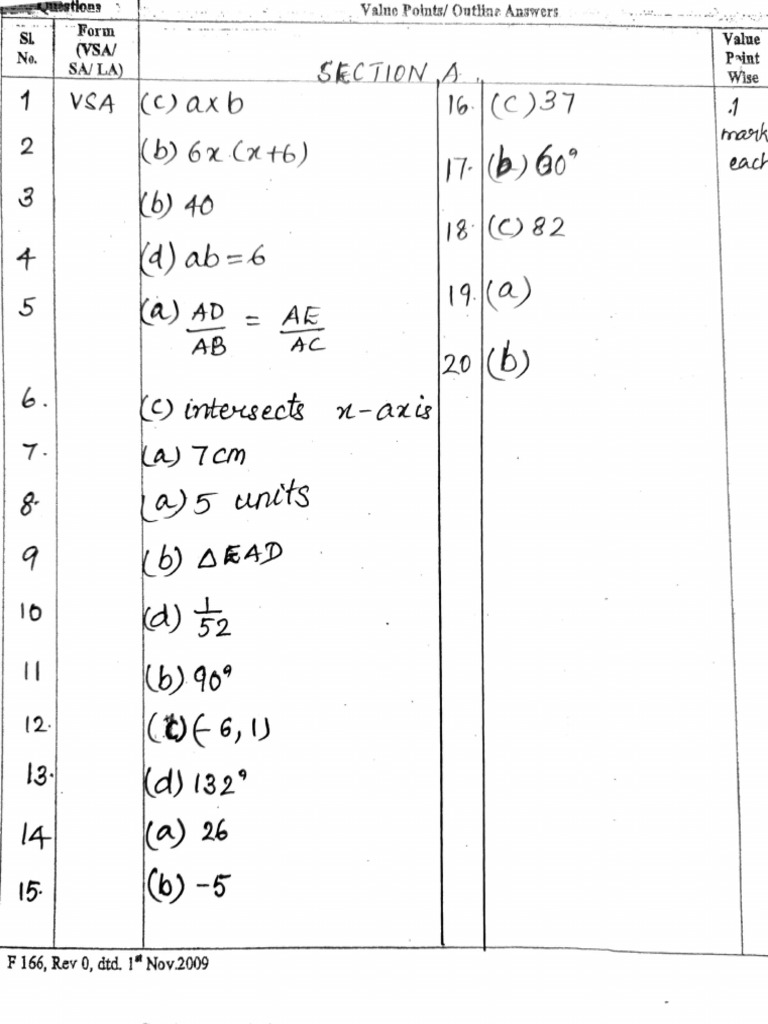 Basic Set A Answers | PDF