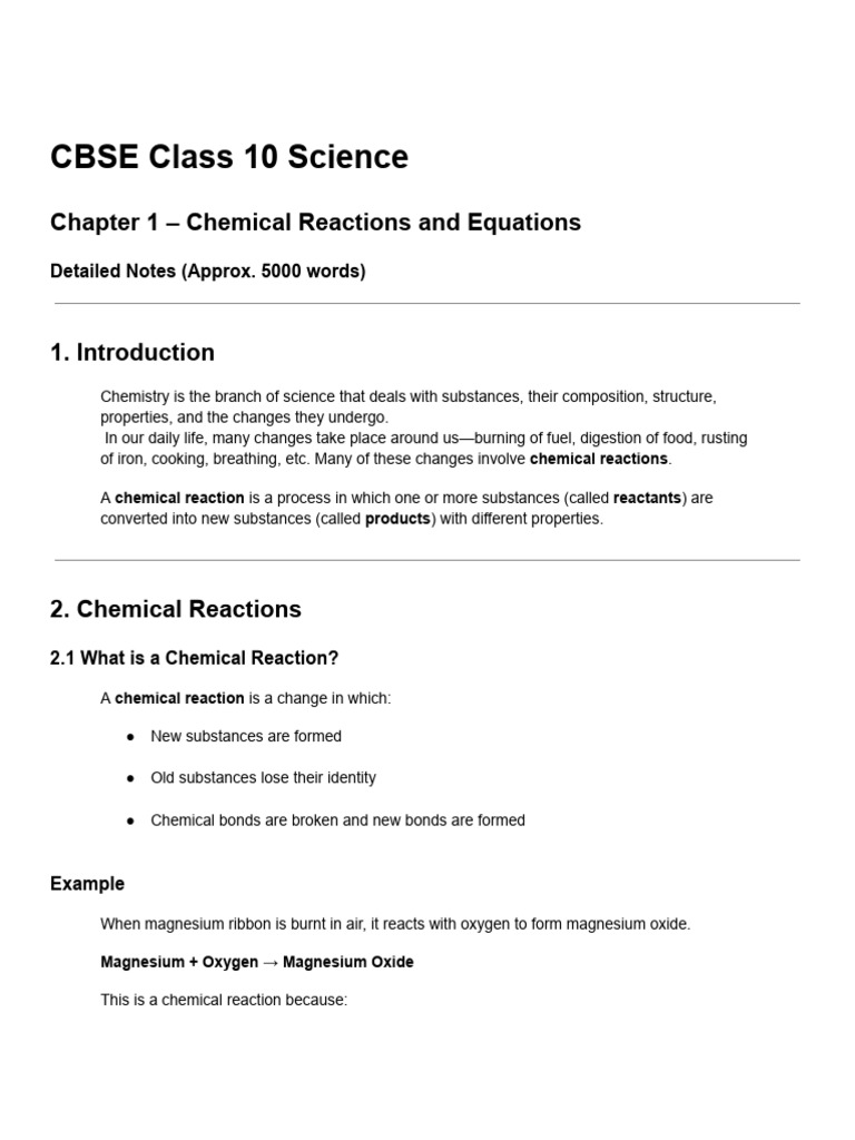 pdf 1 | PDF | Chemical Reactions | Redox
