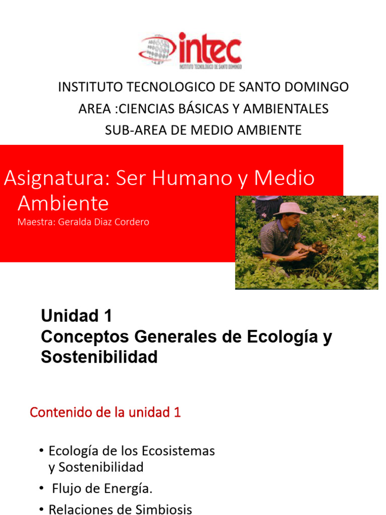 UNIDAD 1 Conceptos Generales de EcologÃ­a | PDF | Nitrógeno | Ecología