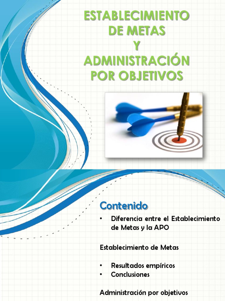 Establecimiento de Metas y APO | PDF | Planificación | Business