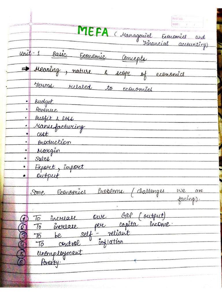 Mefa Notes | PDF