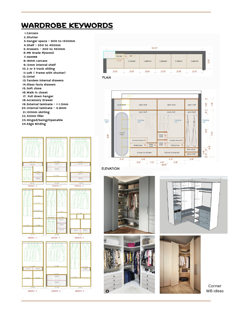 Essential Wardrobe Components and Features | PDF
