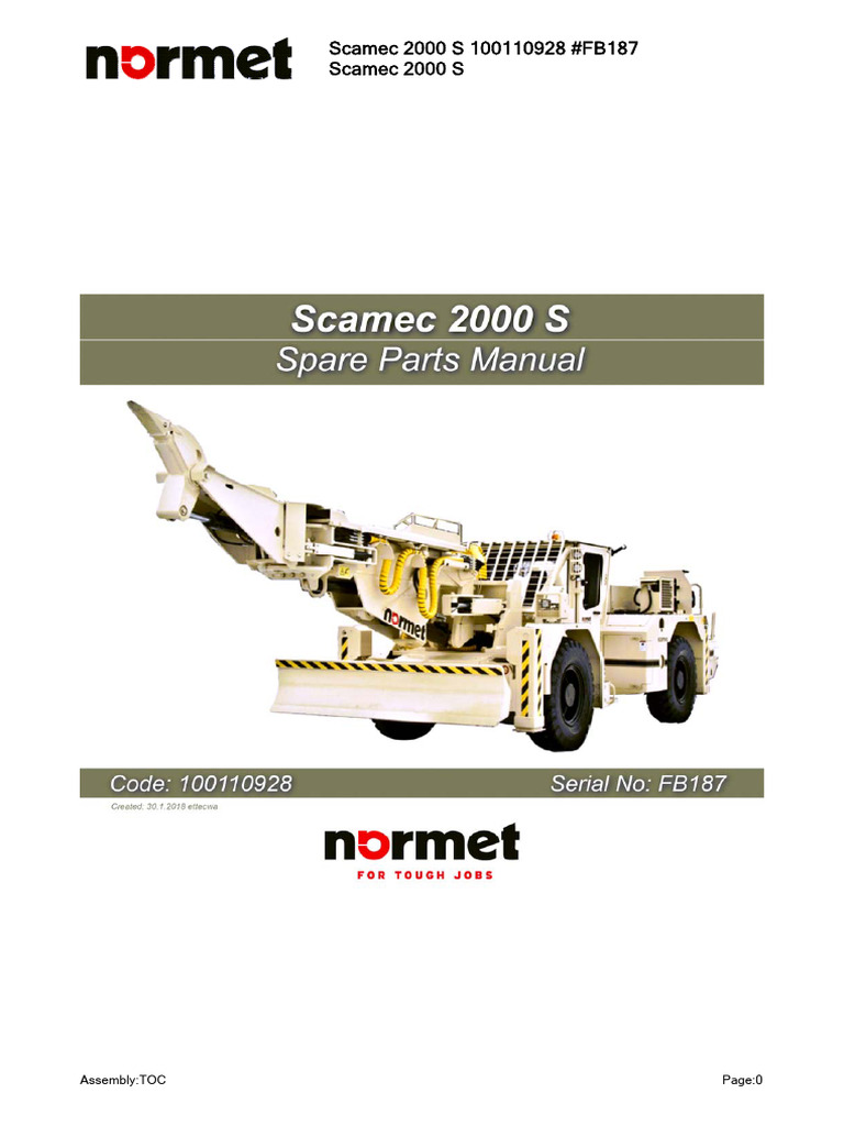 Scamec 2000 S Spare Parts Manual | PDF | Mechanical Engineering | Gas ...
