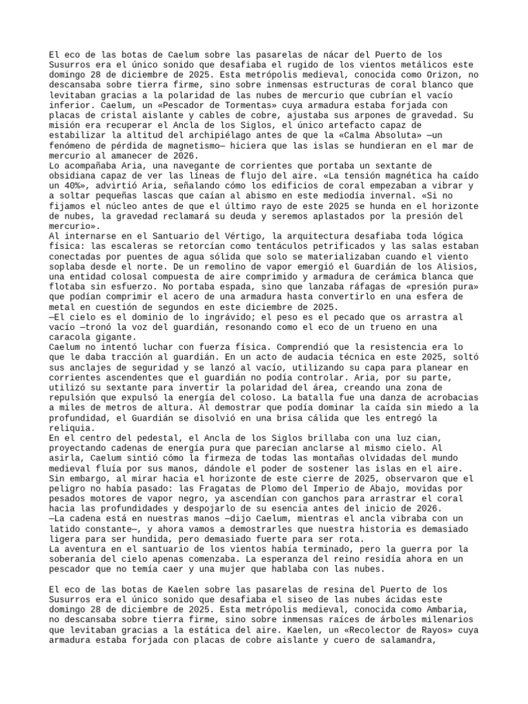 Aventura en el cielo de Orizon y Ambaria | PDF | Relámpago | Fenomeno ...