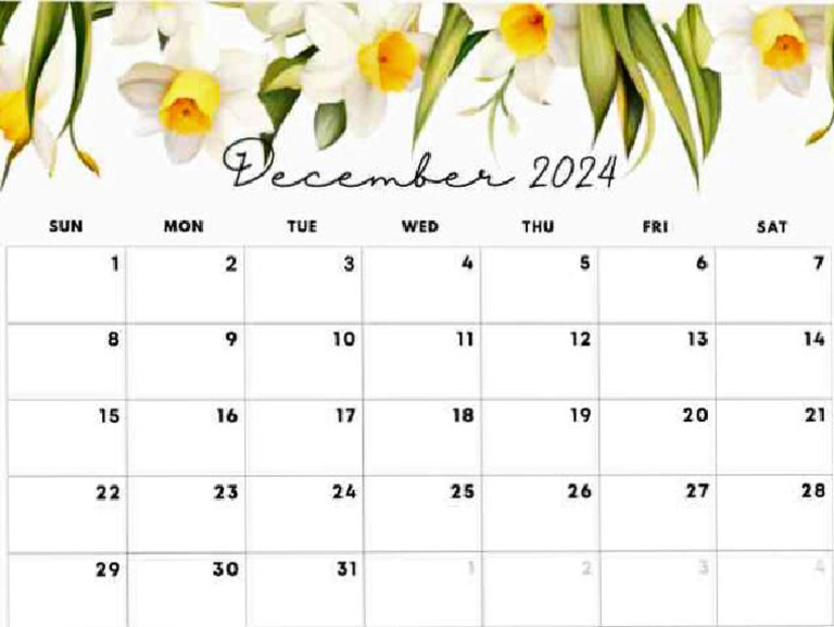 Calender Dec | PDF