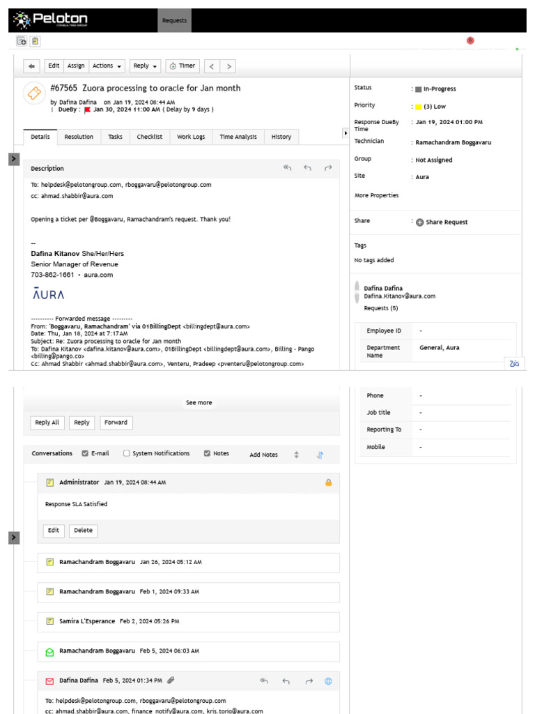 (7) #67565, Zuora Processing to Oracle for Jan Month | PDF | Computer ...