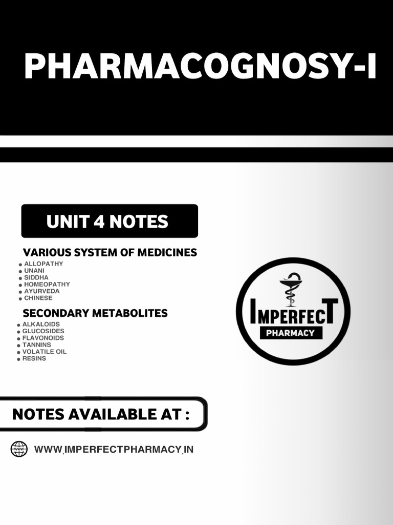 Imperfect Pharmacy Study Notes | PDF