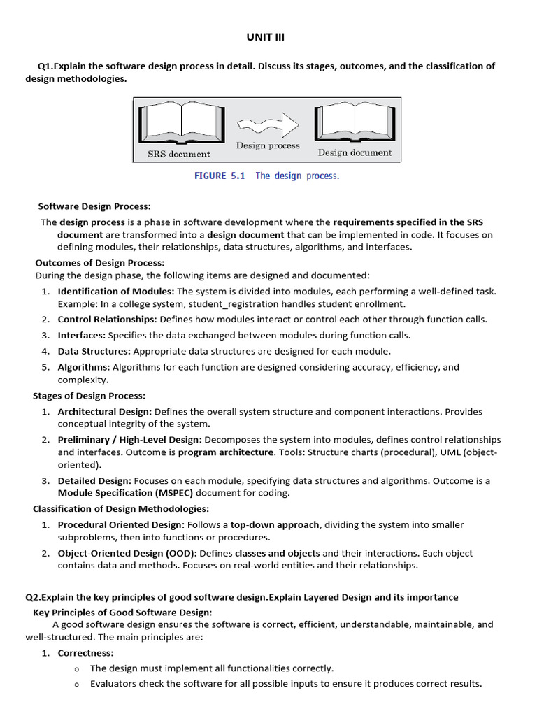 Software Design Process and Principles | PDF | Agile Software ...