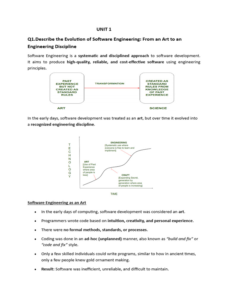 Evolution of Software Engineering Explained | PDF | Software ...