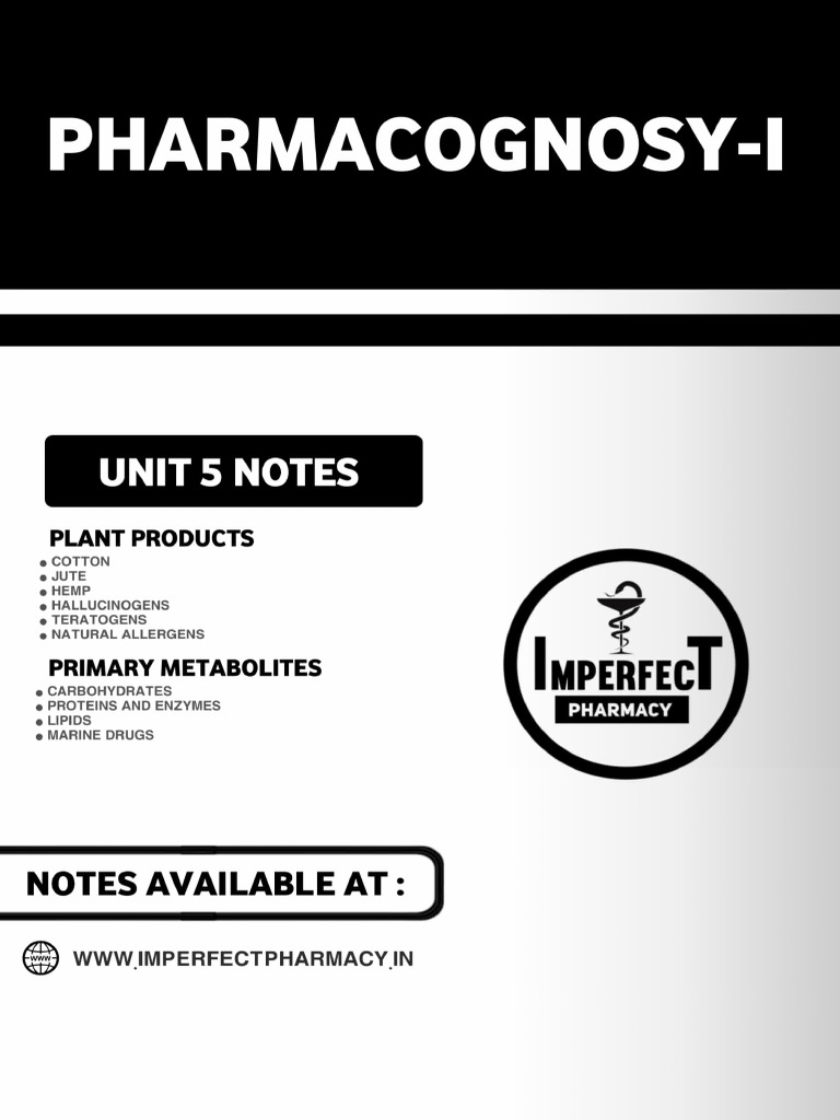 Imperfect Pharmacy Study Notes | PDF