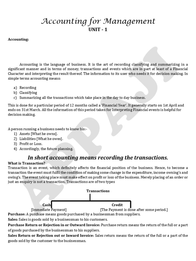 Introduction to Accounting Basics | PDF | Debits And Credits ...