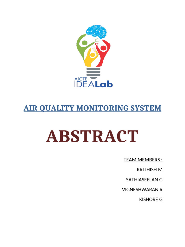 Arduino Air Quality Monitoring System | PDF