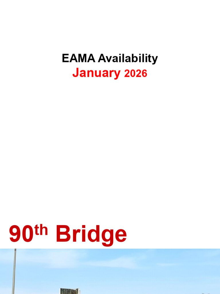 January 2026 Availability | PDF