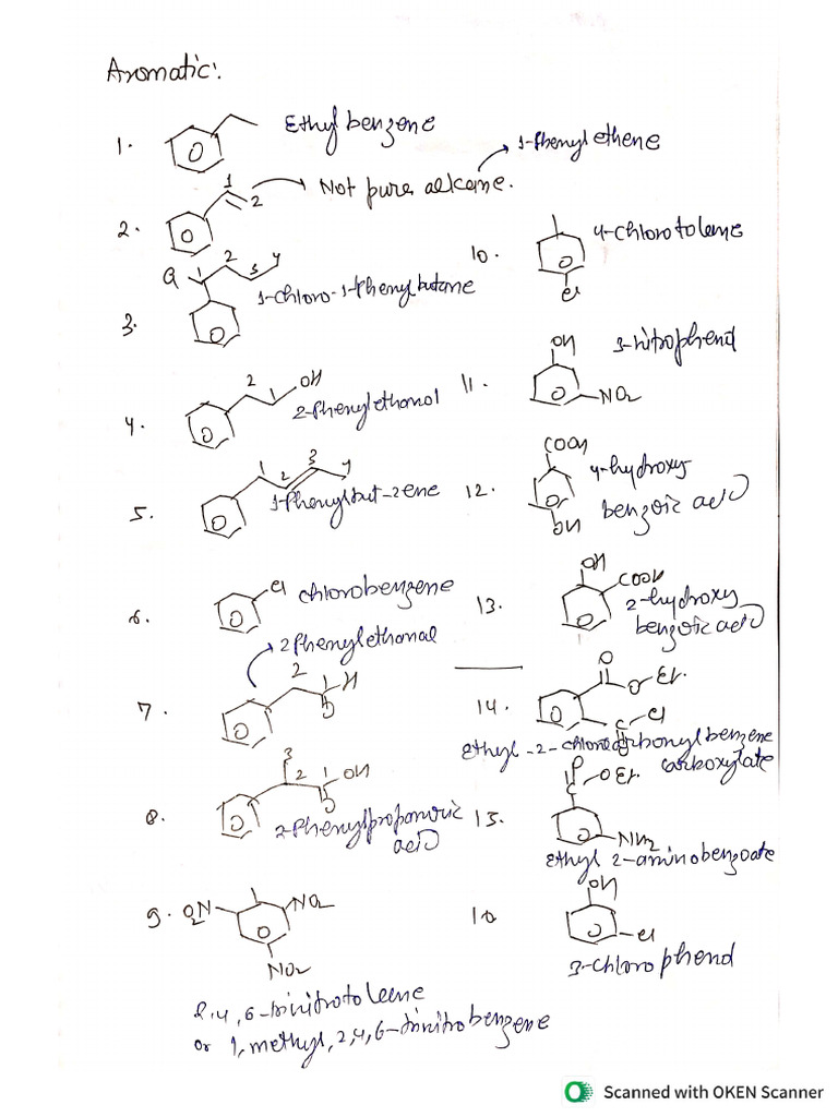 Aromatic Ans Key | PDF