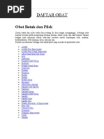 Download daftar OBAT by Ilham rianda SN97320853 doc pdf