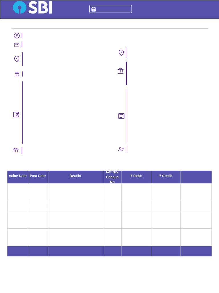 SBI Account Summary for Sanober | PDF | Personal Finance | Automation