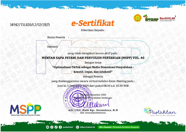 MSPP Vol 40 | PDF