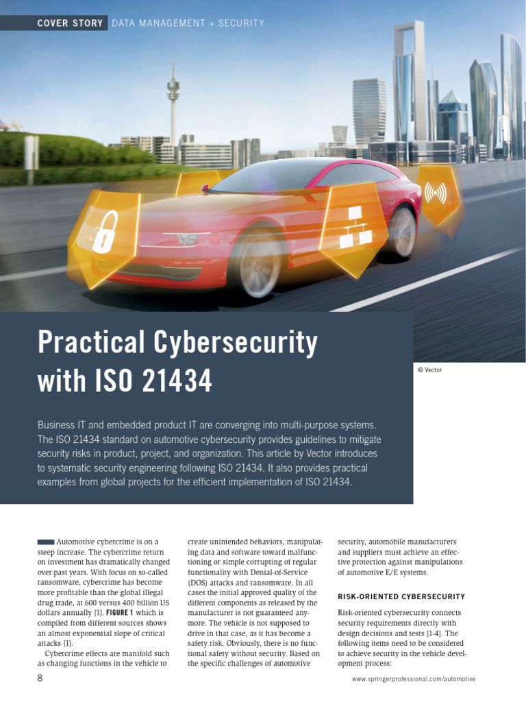 Automotive Cybersecurity and ISO 21434 | PDF | Computer Security | Security