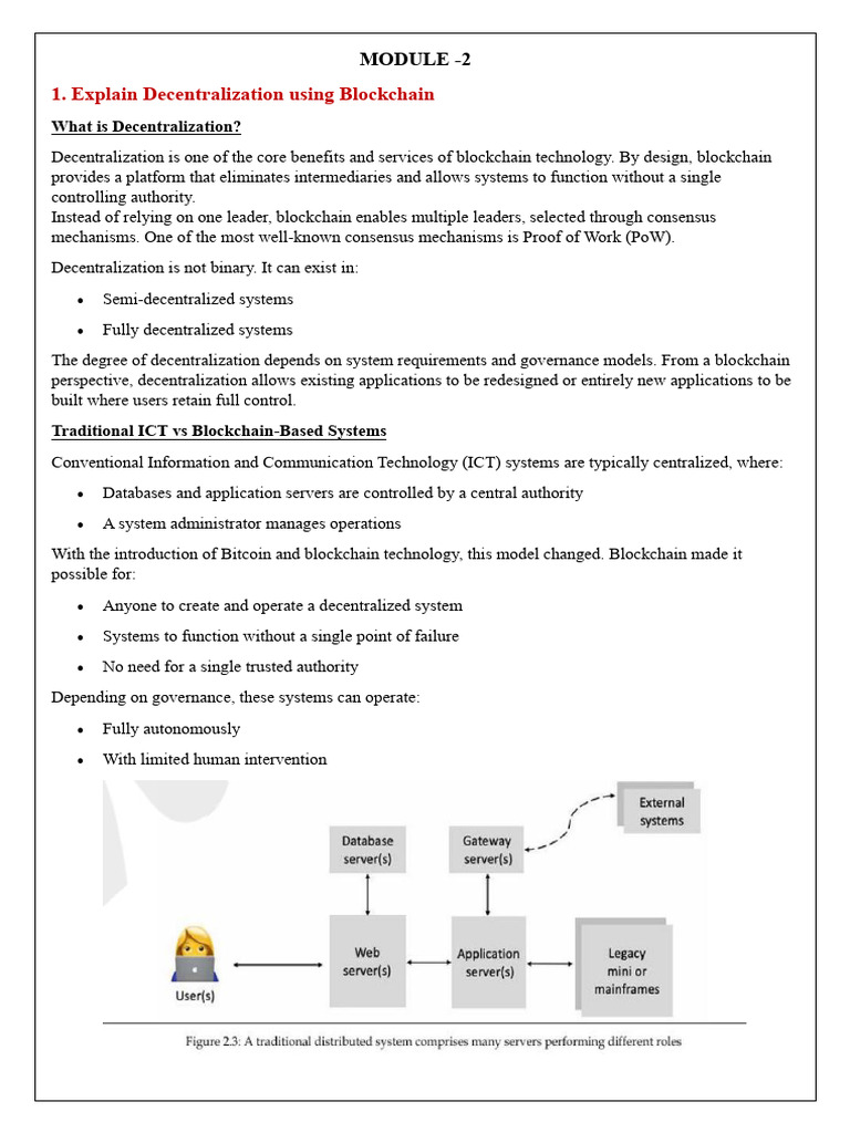 Understanding Blockchain Decentralization | PDF | Key (Cryptography ...