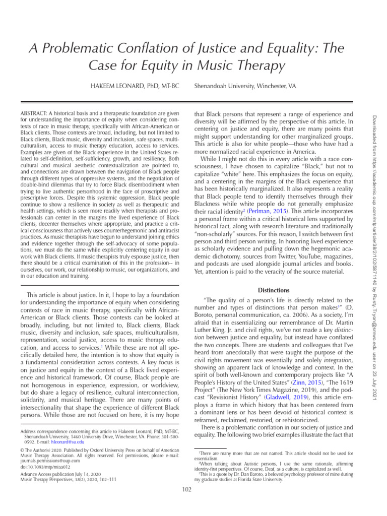 A Problematic Conflation - Leonard | PDF | Justice | Crime & Violence