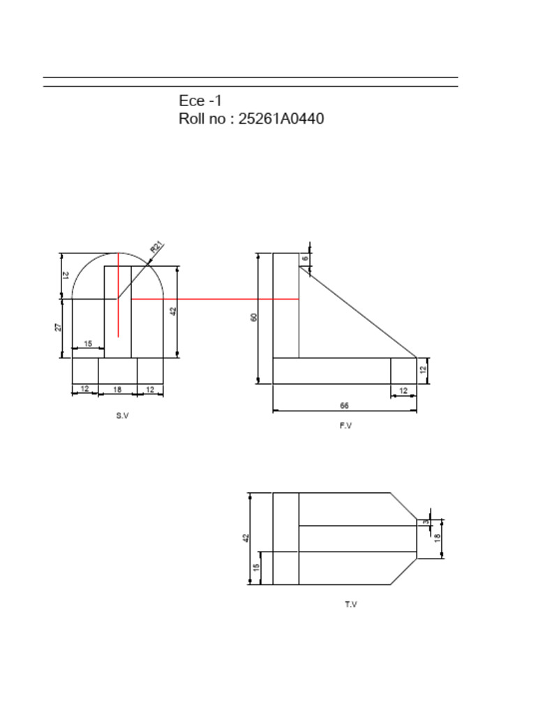 Ece - 1 Roll No: 25261A0440 | PDF