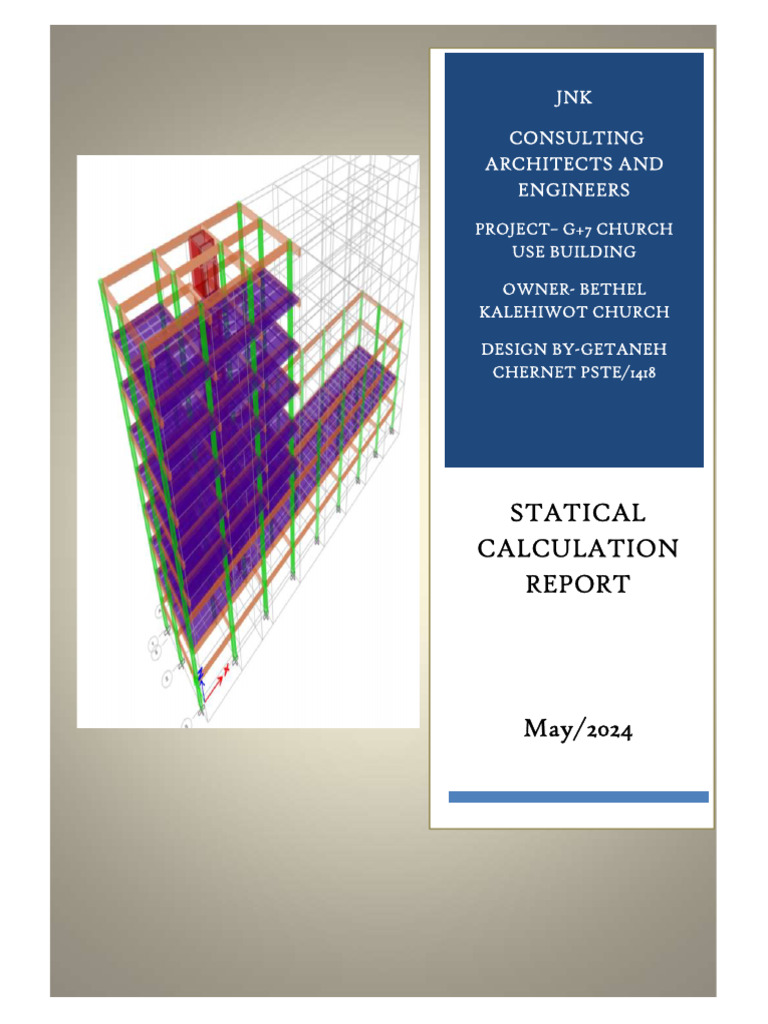 ST Statical Report | PDF | Beam (Structure) | Strength Of Materials