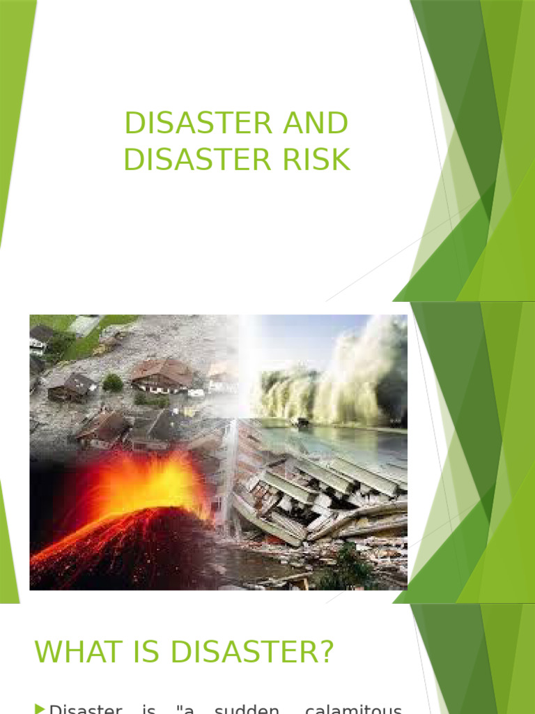Understanding Disaster Risks and Types | PDF | Hazards | Natural Disasters