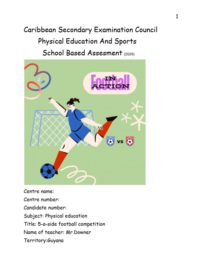 5-a-Side Football Competition Guide | PDF | Association Football | Team ...