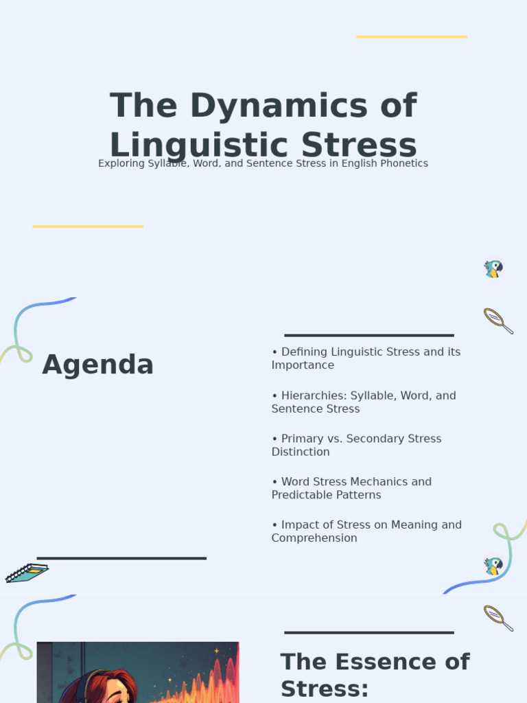 Understanding Linguistic Stress in English | PDF | Stress (Linguistics ...