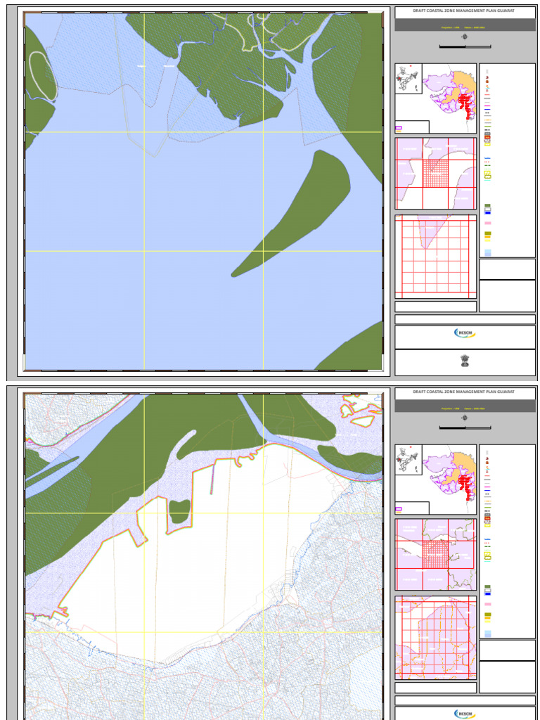 Draft Coastal Zone Management Plan Gujarat | PDF | Coastal Geography ...