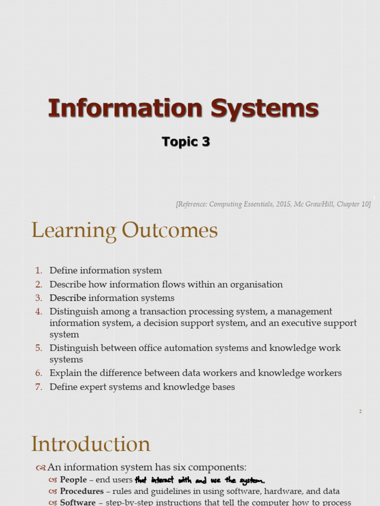 Understanding Information Systems | PDF | Databases | Information System
