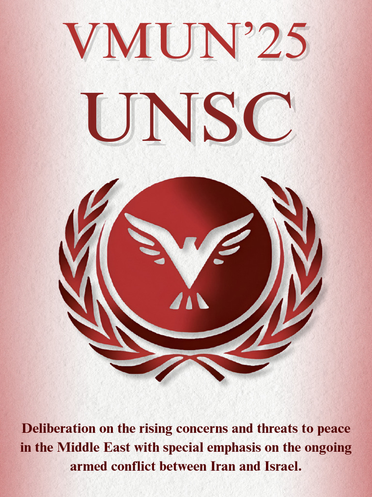 VMUN'25: Middle East Conflict Simulation | PDF | Israel | World Politics