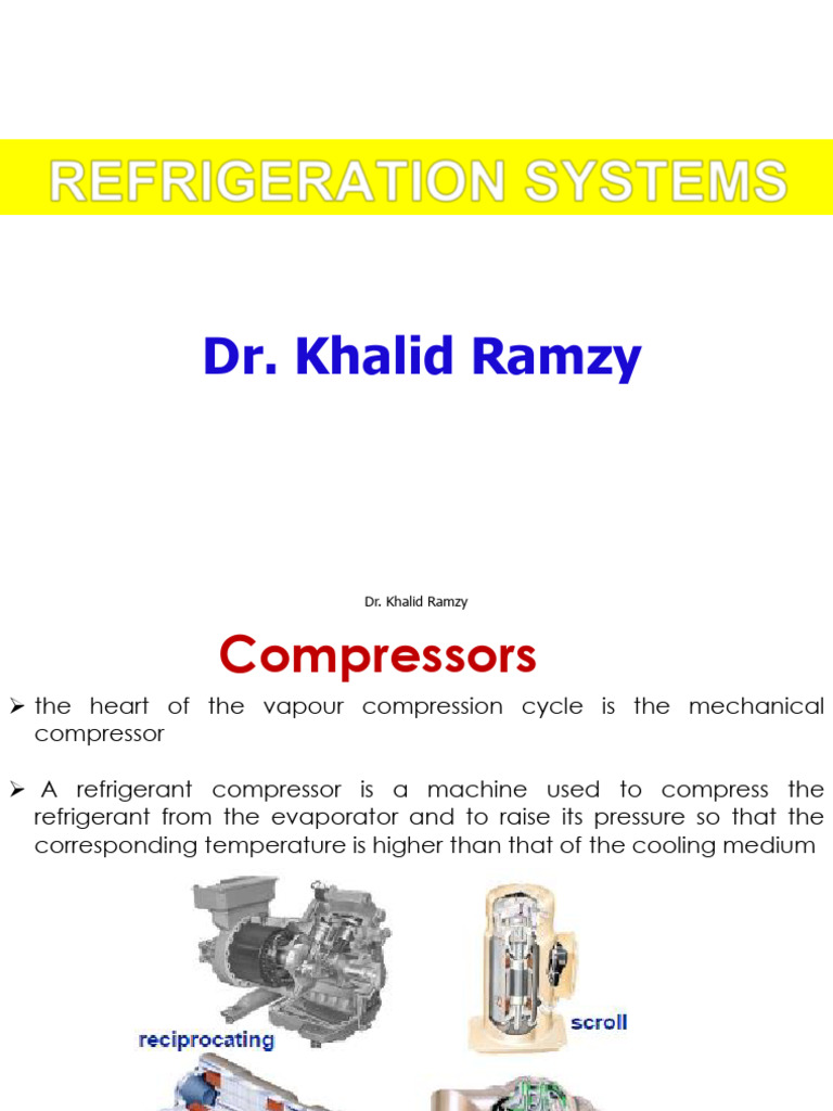 Types and Performance of Refrigeration Compressors | PDF | Machines ...