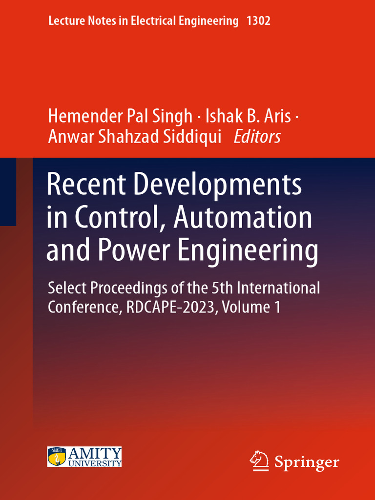 RDCAPE 2023: Advances in Power Engineering | PDF | Distributed ...