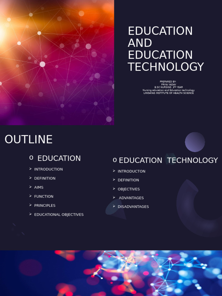 Nursing Education and Technology Overview | PDF | Educational ...