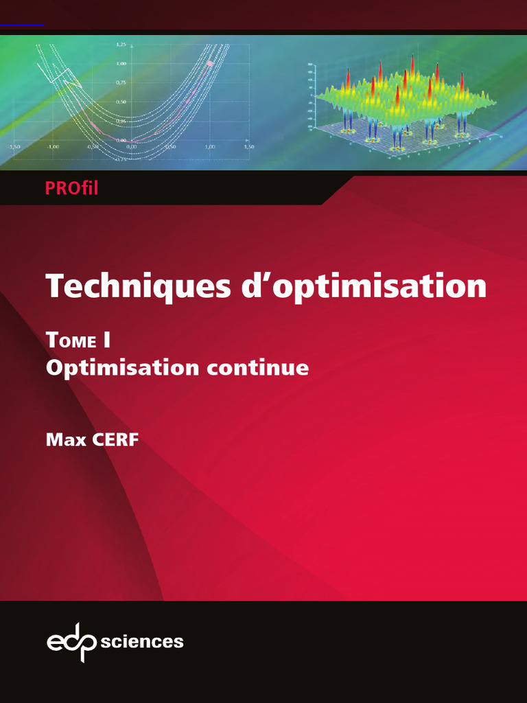 Optimisation Continue - Tome I | PDF | Optimisation mathématique ...