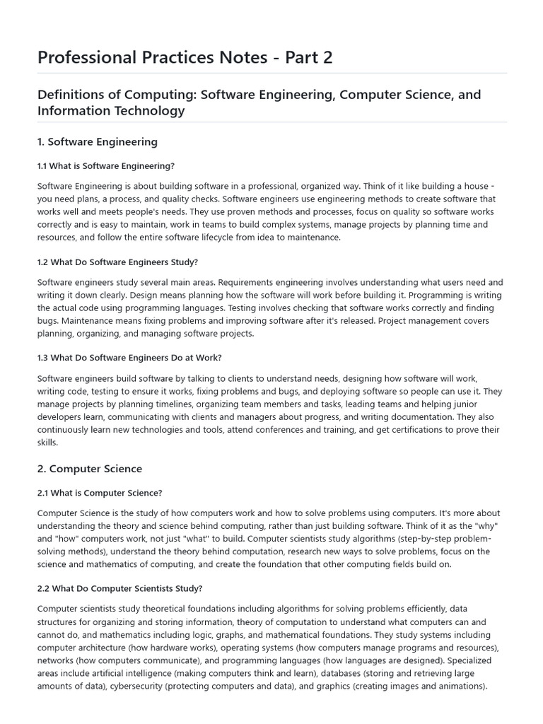 Understanding Software Engineering, CS, IT | PDF | Software | Computer ...