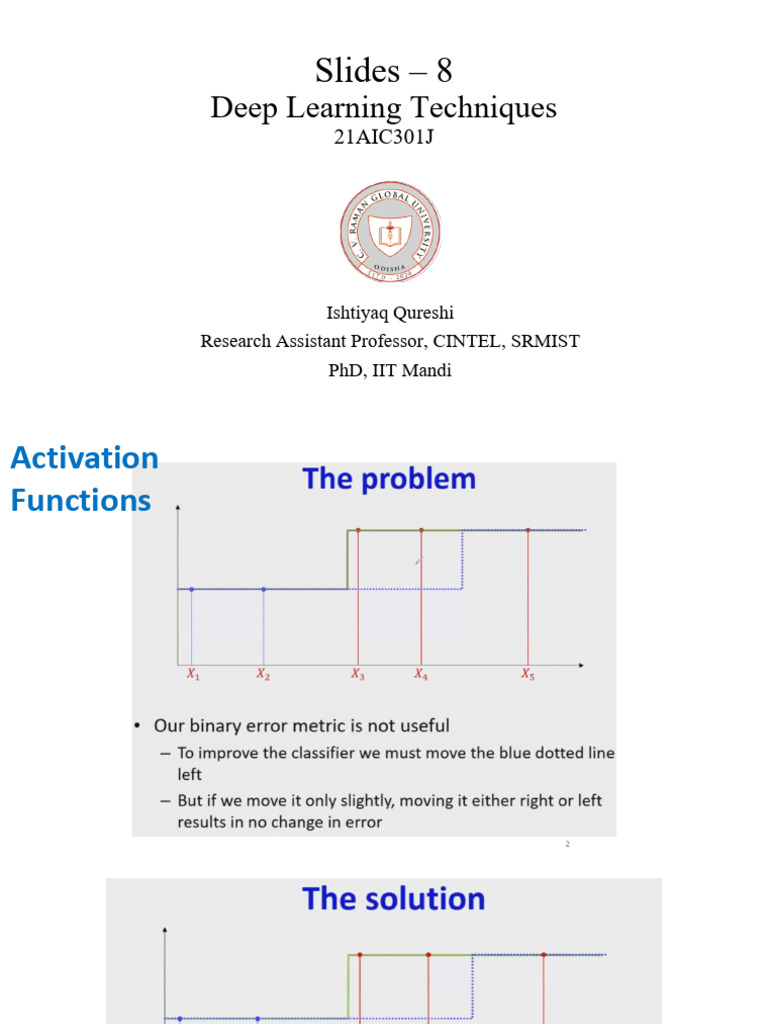 Deep Learning Techniques Overview | PDF