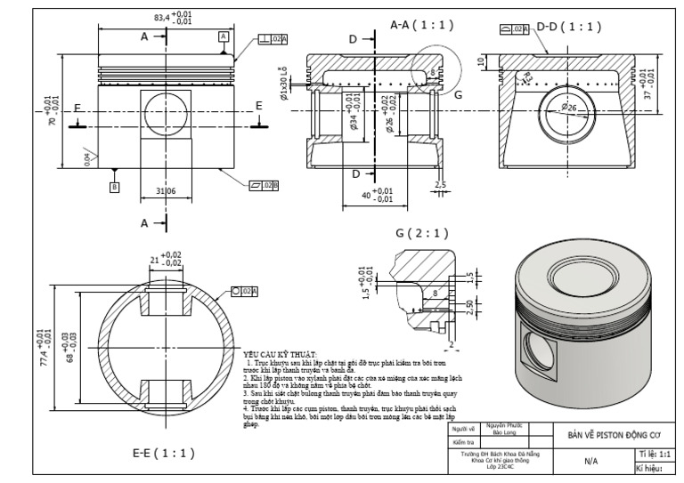 Piston 1 | PDF