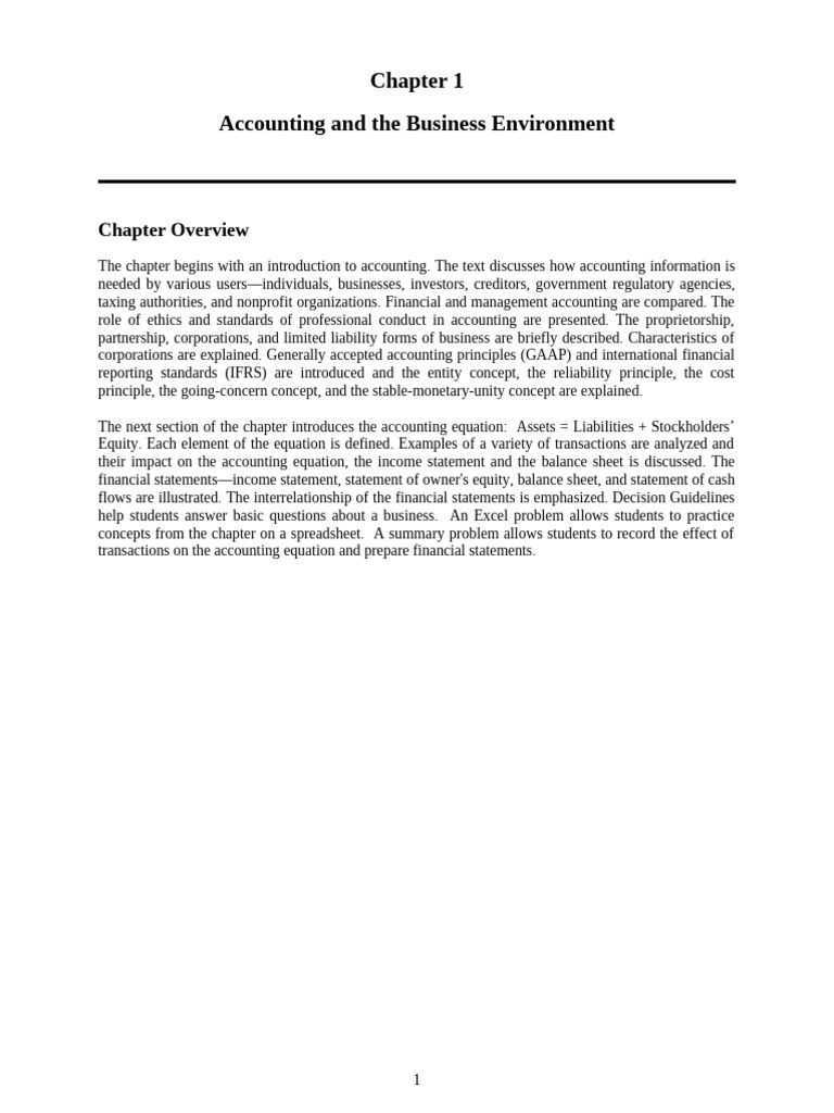 Accounting Basics and Financial Statements | PDF | Equity (Finance ...