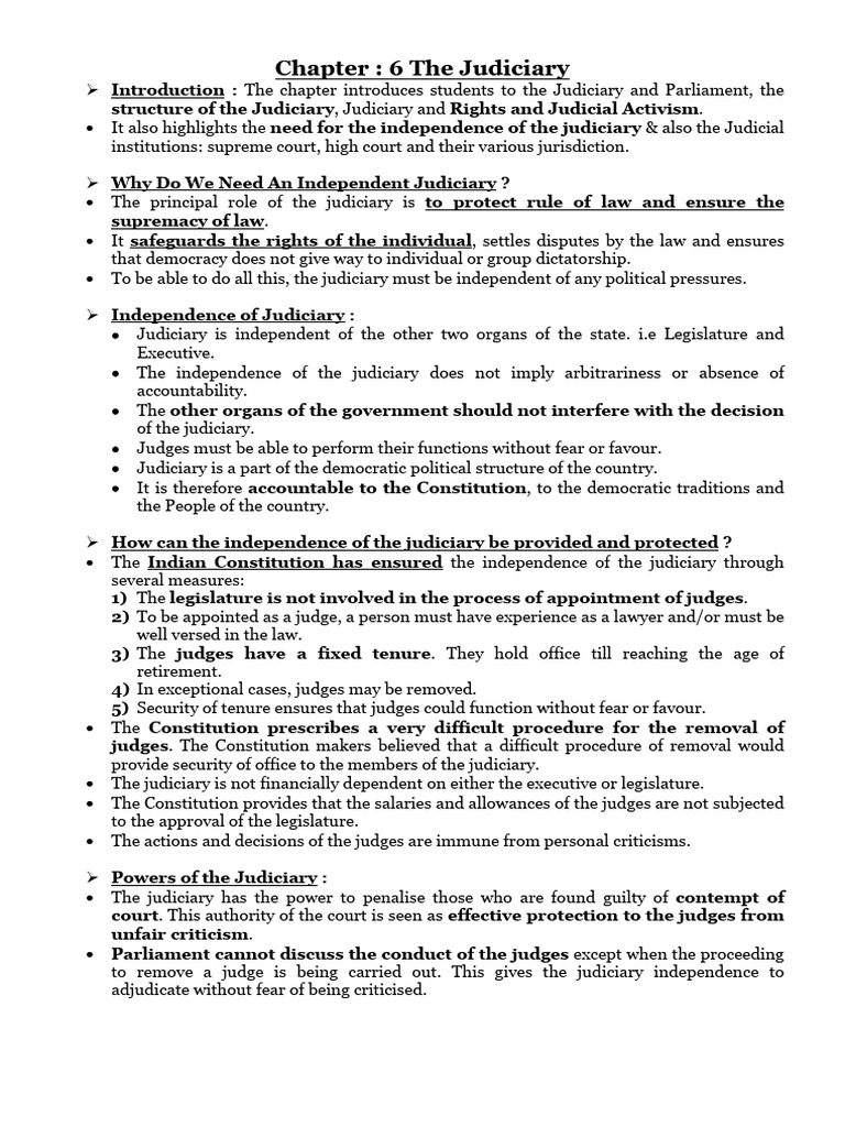 Understanding India's Judiciary Structure | PDF | Supreme Courts ...
