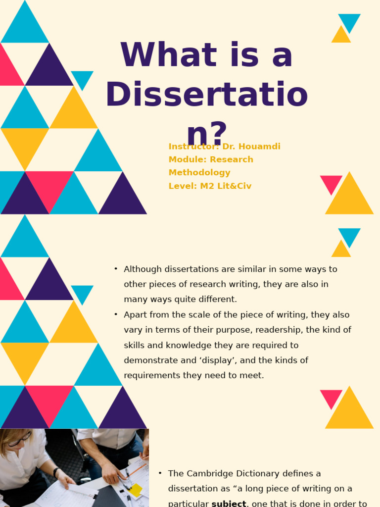 01 - What Is A Dissertation | PDF