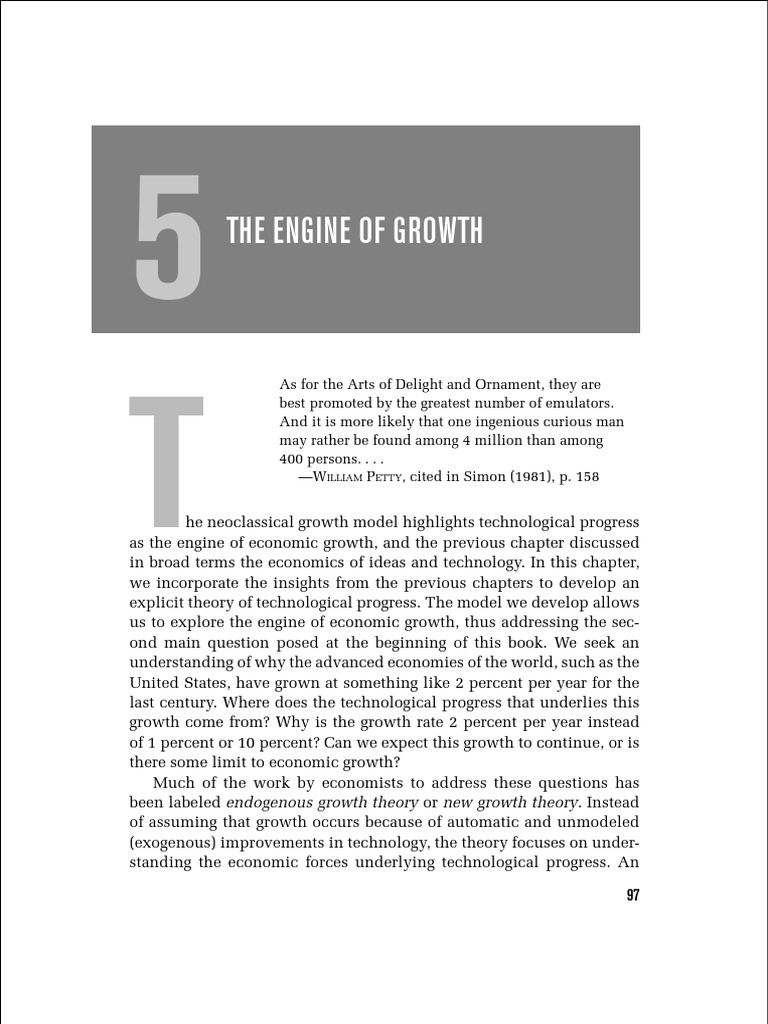 Economicgrowthcg 5-19-61 | PDF | Economic Growth | Production Function
