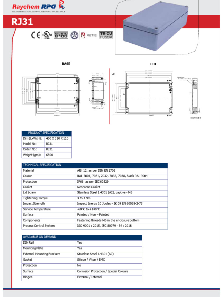 RJ 31 | PDF | Screw | Mechanical Engineering