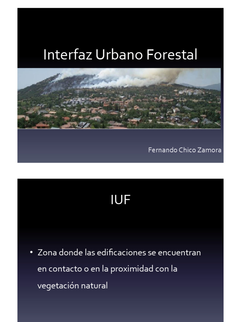 Normativas de Seguridad en Zonas Urbanas y Forestales | PDF | Incendios