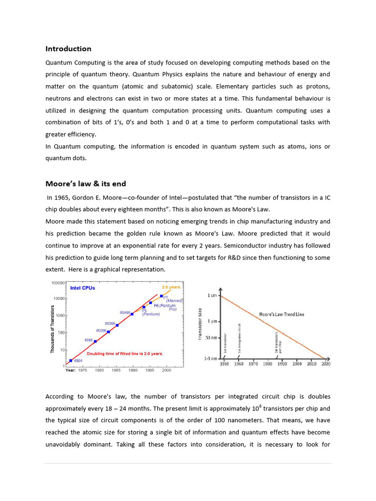 Quantum Computing and Qubits Explained | PDF | Quantum Computing ...