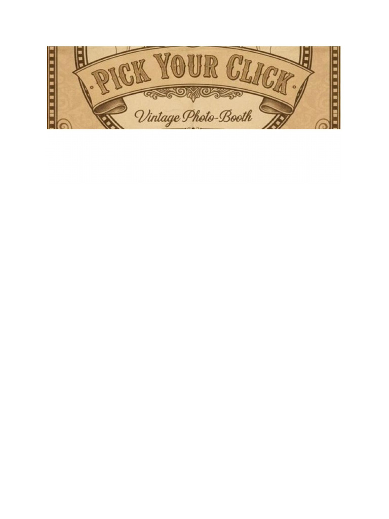 Pick Your Click Banner | PDF